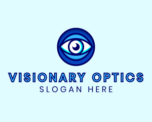 Optometry - Blue Eye Optometry logo design