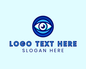 Minimalist - Blue Eye Optometry logo design