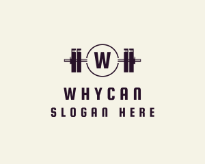 Weightloss - Fitness Gym Barbell logo design