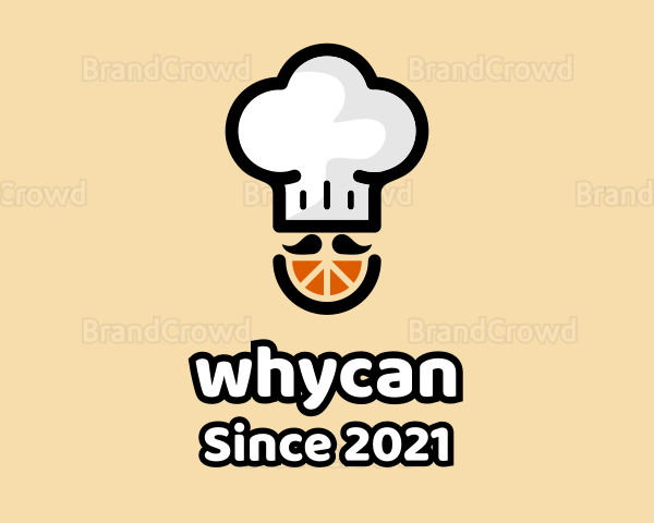 Orange Chef Hat Logo