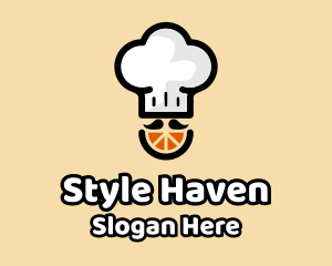 Orange Chef Hat Logo