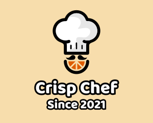 Orange Chef Hat logo design