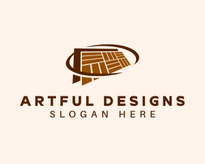 Interior Design Floor Tile logo design