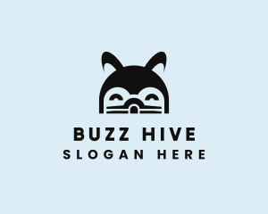 Cute Bee Insect logo design