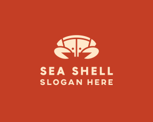 Seafood Crab Shell logo design