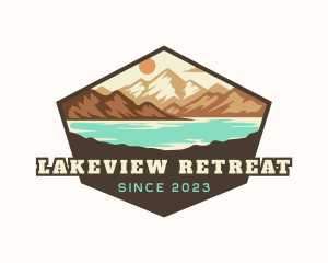 Lake - Mountain Lake  Explorer logo design