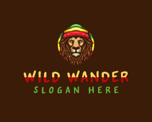 Wild Jamaican Lion logo design