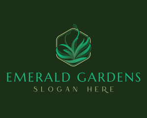 Grass Landscape Gardening logo design