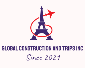 Paris Travel Agency logo design