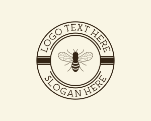 Wasp - Beekeeper Honey Bee logo design