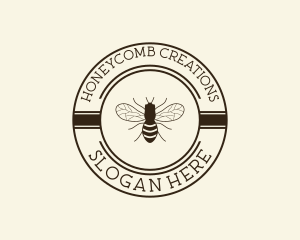 Beekeeper Honey Bee  logo design