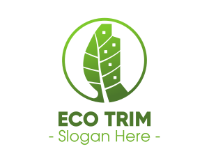 Eco Green Real Estate logo design