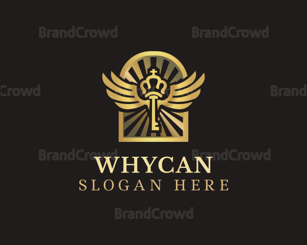 Crown Wing Key Logo