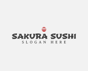 Asian Sun Restaurant Bar logo design