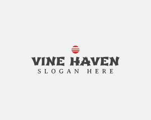 Asian Sun Restaurant Bar logo design