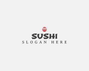 Asian Sun Restaurant Bar logo design