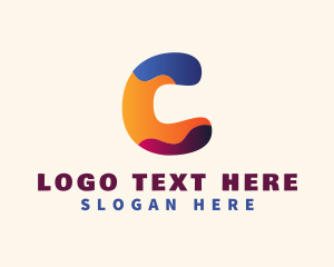 Nursery - Cute Letter C logo design