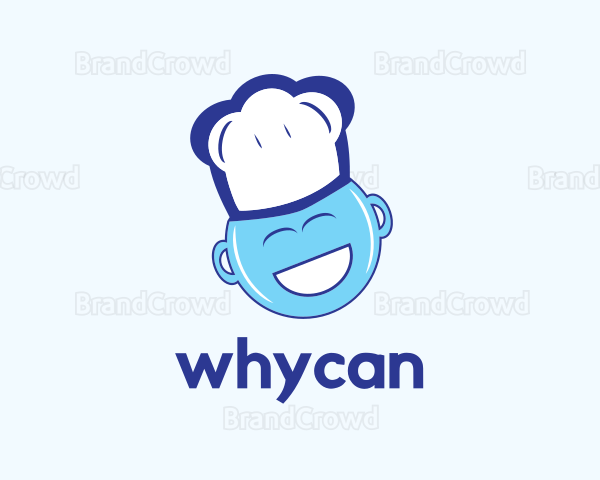 Happy Blue Chef Logo