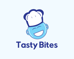 Guy - Happy Blue Chef logo design