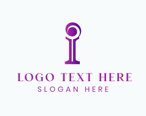 Business - Creative Business Serif Letter I logo design