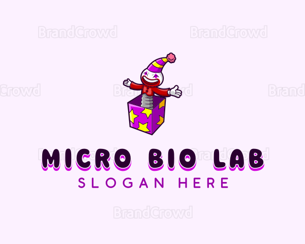 Fun Party Clown Logo