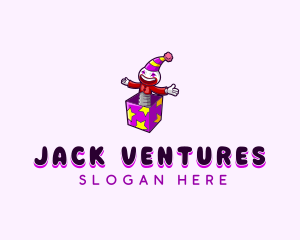 Fun Party Clown logo design