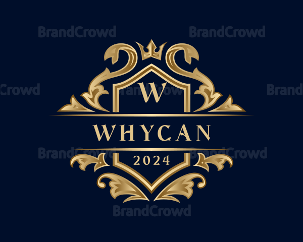 Luxury Crown Ornament Logo