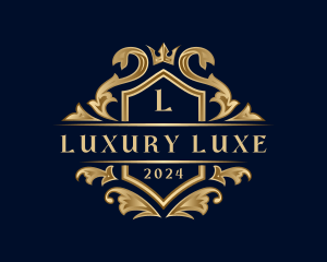 Luxury Crown Ornament logo design