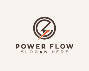 House Power Electricity logo design