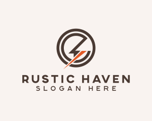 House - Home Power Electricity logo design