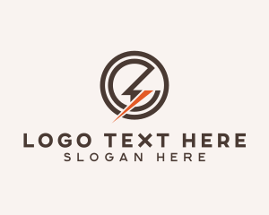 Digital - Lightning Speed Thunder logo design