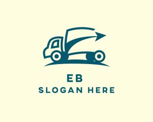 Trading - Arrow Truck Delivery logo design