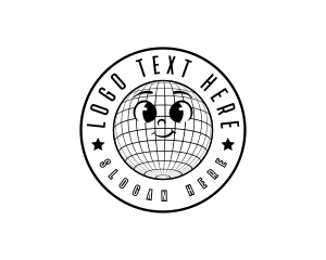 International - Y2K Cute Globe logo design