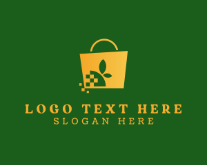 Bag - Grocery Shopping Market logo design