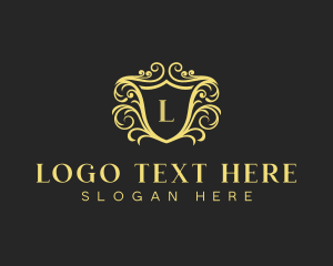 Event Planner - Luxury Regal Hotel Shield logo design