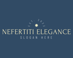 Elegant Minimalist Boutique logo design