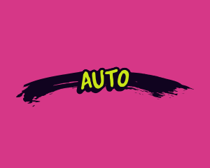 Creative - Paint Smudge Wordmark logo design
