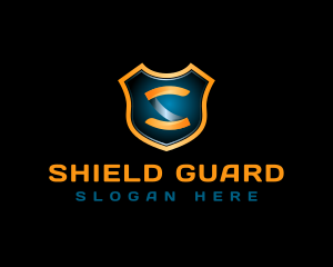 Tech Shield Crest logo design