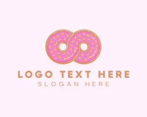 Infinite Donut Sprinkles logo design