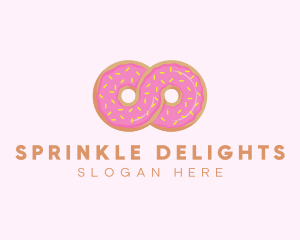 Infinite Donut Sprinkles logo design