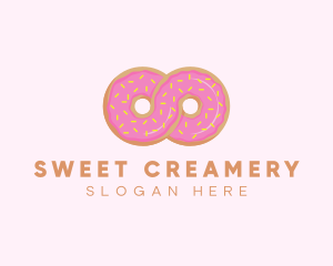 Infinite Donut Sprinkles logo design