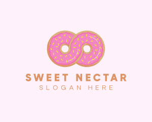 Infinite Donut Sprinkles logo design