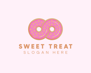 Infinite Donut Sprinkles logo design