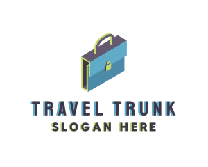 Baggage - 3D Modern Briefcase Bag logo design