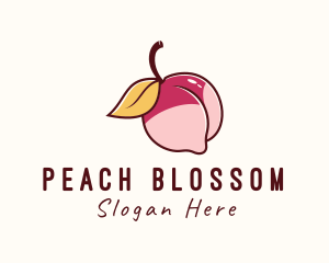 Peach - Peach Bikini Butt logo design