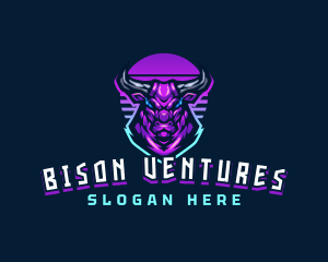 Gaming Bull Horns logo design