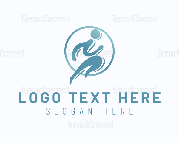 Sports Human Runner Logo