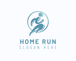 Sports Human Runner  logo design