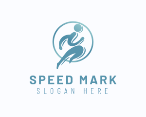 Sports Human Runner  logo design