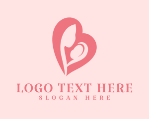 Womanhood - Mother Child Care logo design